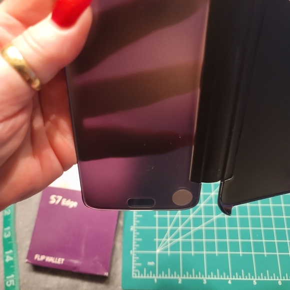 0464. NIB~ SAMSUNG ~ S7 Edge ~ 2 - Flip Cases ~ 🩷💜🩷💜 ~ I shattered my phone! - Picture 4 of 10